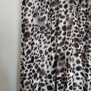 A New Day Lepoard Print Midi Skirt